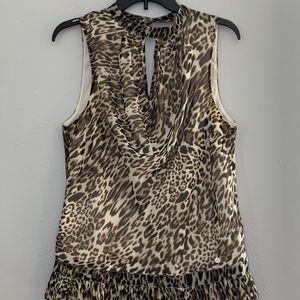 Animal Print Halter Top